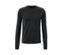 Schwarzes Langarm-Funktionsshirt.