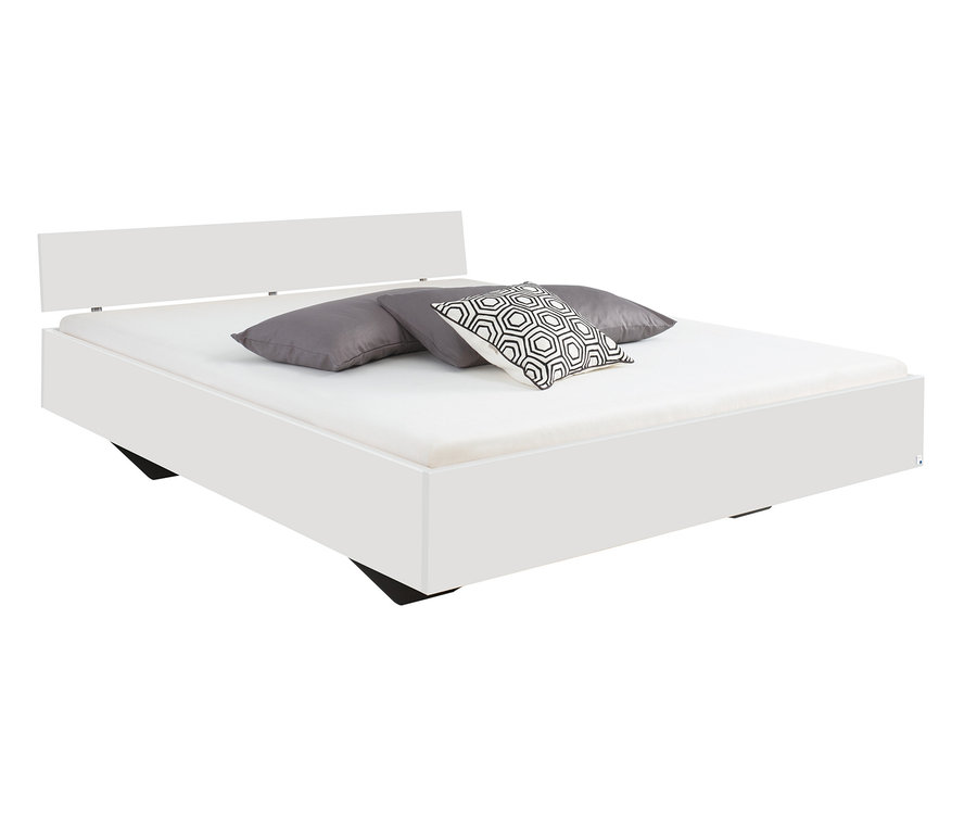 Weißes rauch Bett »Phoenix«, ca. 160 x 200 cm, mit Kissen.