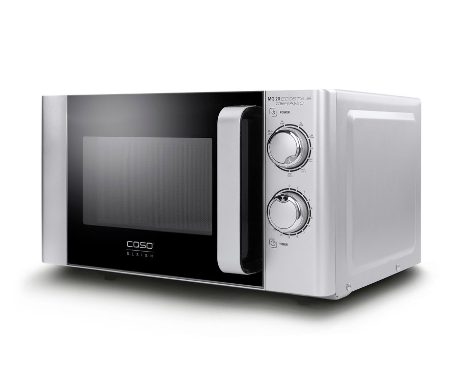 Caso Mikrowelle in Silber.