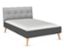 rauch Bett »Skandi«, 140 x 200 cm, grau metallic.
