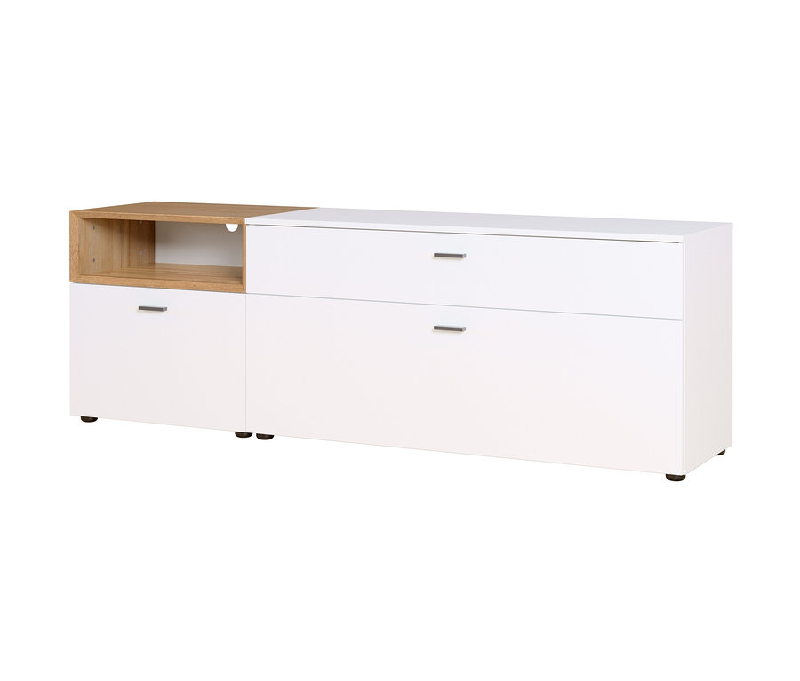 Germania-Lowboard »Coruna«, Eiche-weiß.