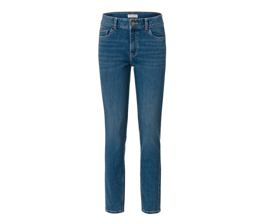 Mid-blue Slim Jeans – Fit »Emma«.