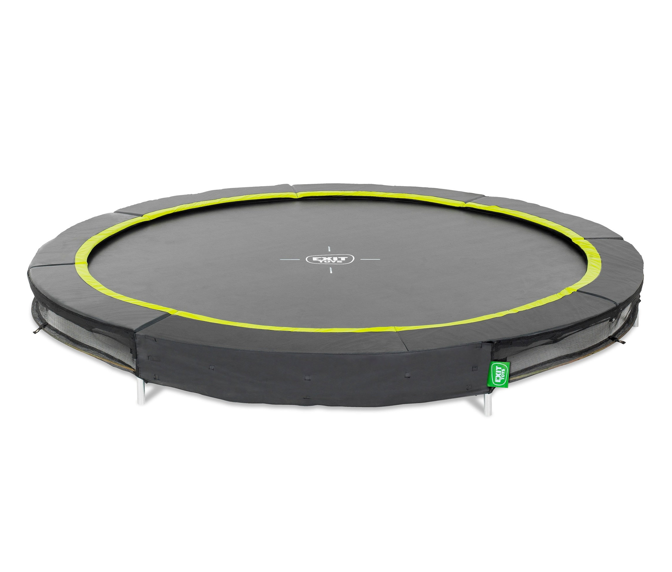 Ein EXIT Bodentrampolin »Silhouette sports«, Ø ca. 244 cm.