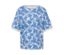 Bedrucktes Sweatshirt, hellblau - Hellblau
