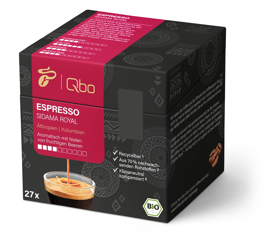 Qbo Espresso SIDAMA ROYAL - 27 Kapseln