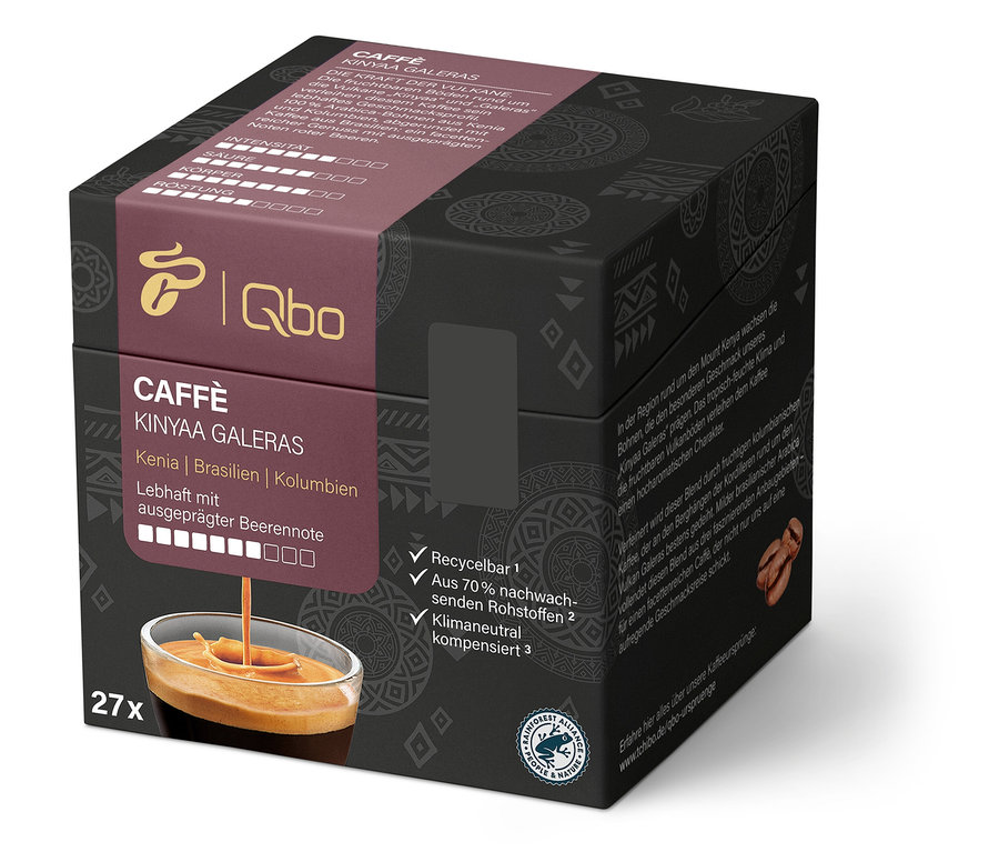 Qbo Caffè KINYAA GALERAS – 27 Kapseln