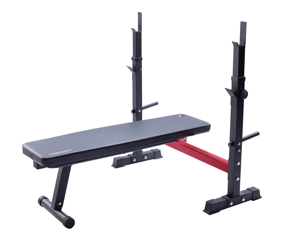 Abbildung der Christopeit-Sport-Hantelbank »WB 1000«, inkl. Langhantelset.