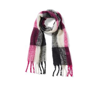 Pink-anthrazit-cremefarben kariert
