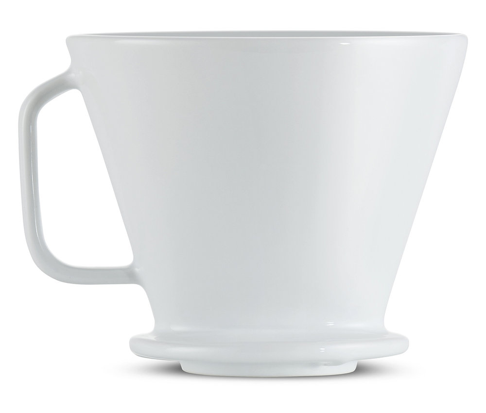 Weißer Kaffee Handfilter Gr. 4.