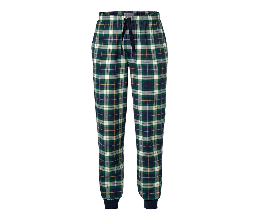 Eine karierte Flanell-Relaxhose.