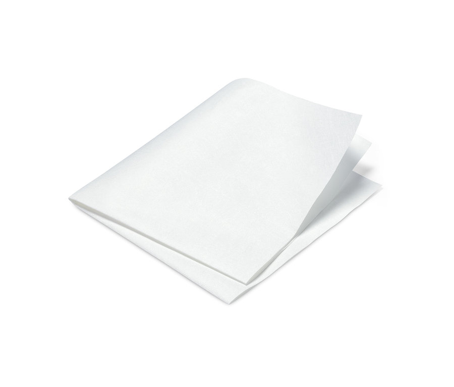 Gefaltetes, weißes Wundertuch.