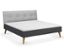 rauch Bett »Skandi«, 180 x 200 cm, grau metallic.