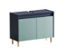 Waschbeckenunterschrank »Lovis«, nachtblau/taubenblau, 80 cm.