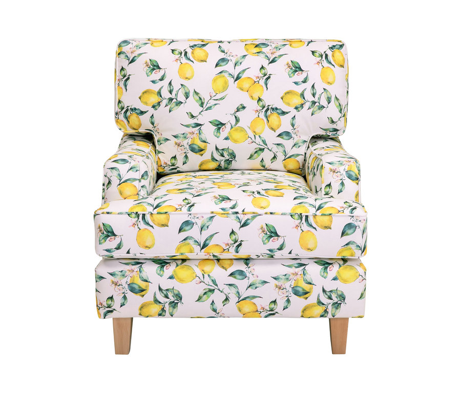 Sessel »Penny«, Zitronen-Print.
