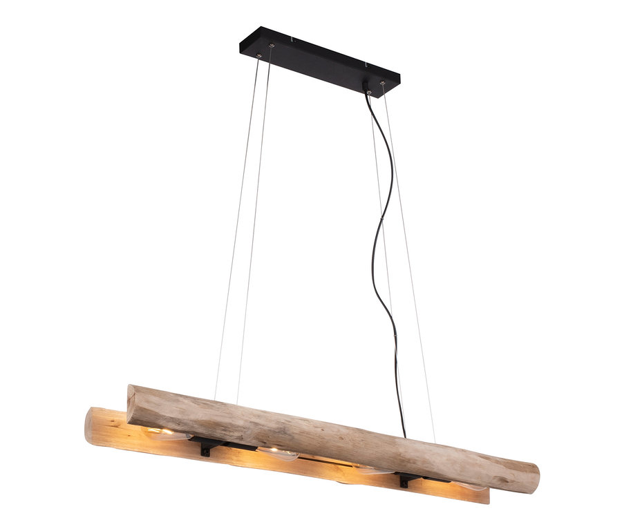 Pendelleuchte »Log« aus Naturholz.