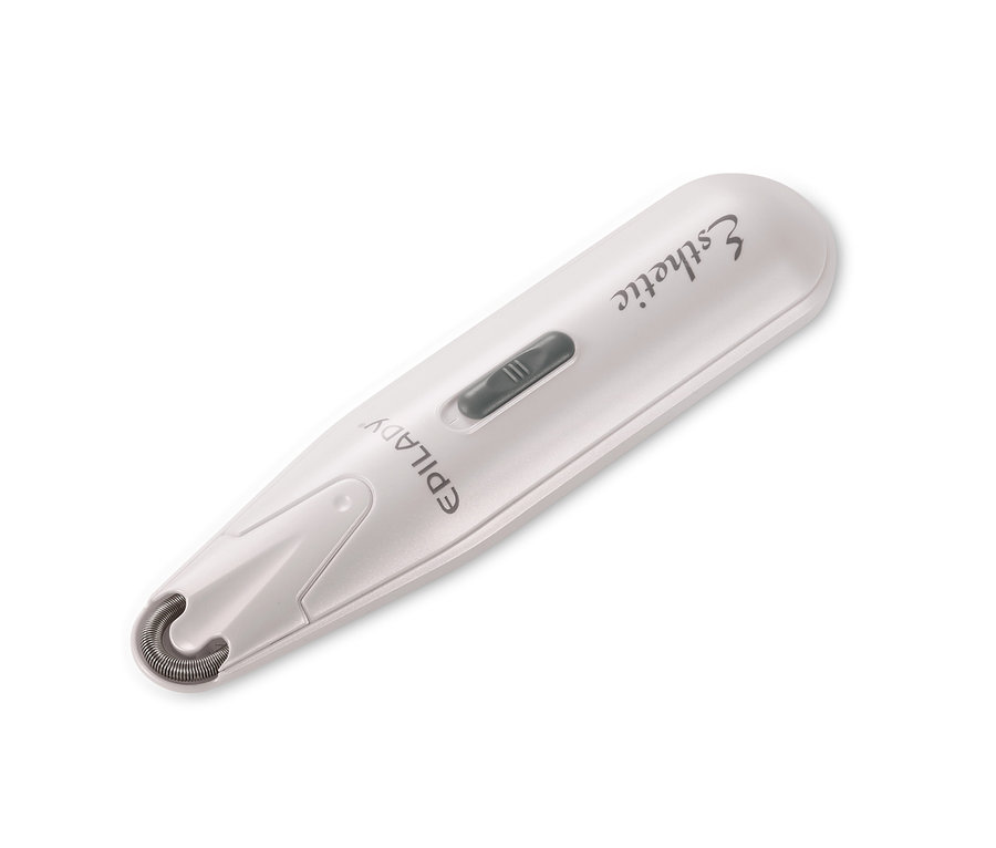 Weißer Epilady-Gesichtsepilierer.