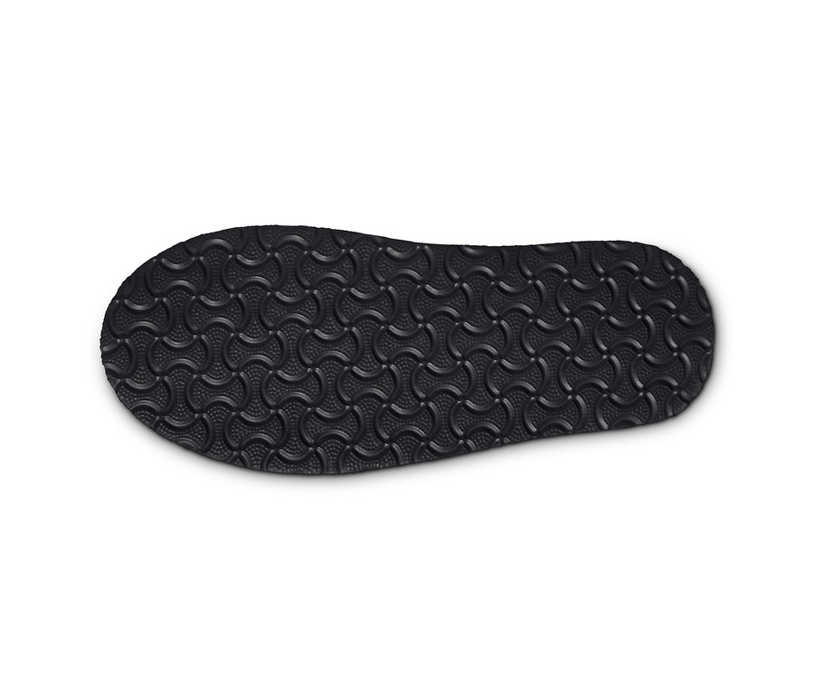 Detailaufnahme einer Massage-Pantolette.