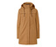 Cognacfarben. Innenjacke dunkelblau