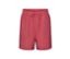Beerefarbene Shorts mit Gummibund und Kordelzug.