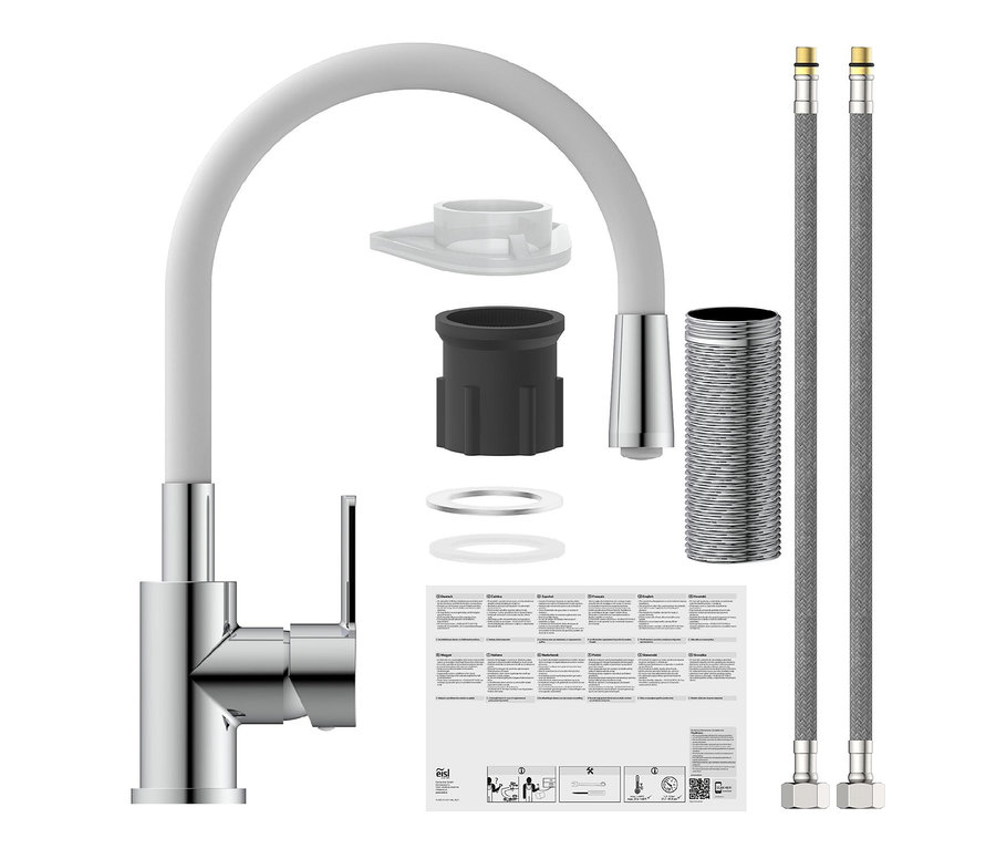 Eisl-Spültischarmatur »Flexo« Set mit verschiedenen Komponenten.