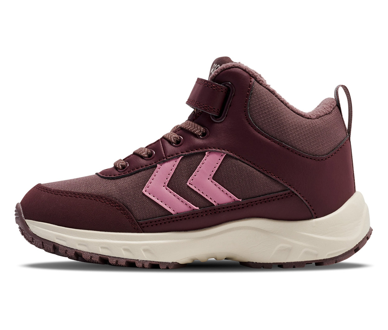 Detailaufnahme von HUMMEL Root Tex Jr, rosa.