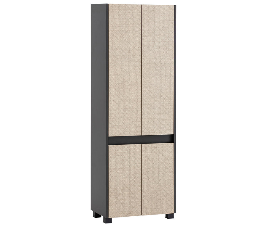 Hochschrank »Sander«, anthrazit/Canasta, 57 x 33 x 164,5 cm.