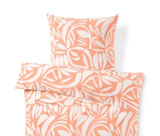 Apricot-weißer Alloverprint