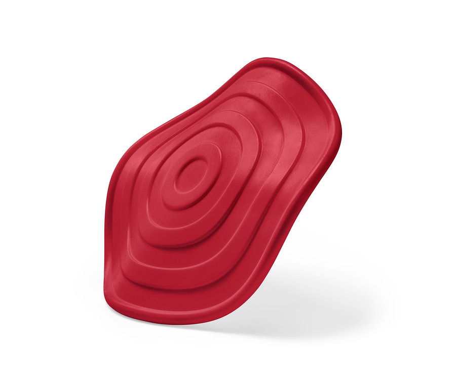 Rote Hunde-Wurfscheibe.