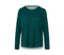 Grünes 2-in-1-Sportshirt mit langen Ärmeln.