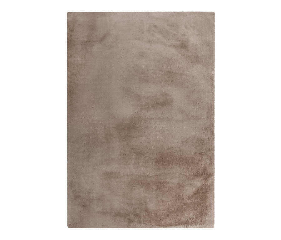 Beiger Hochflorteppich der Marke Kayoom, Modell „Rabbit Light 525“.