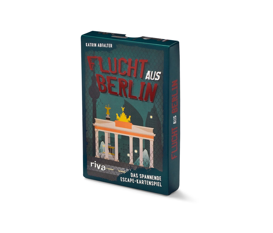 Escape-Room-Kartenspiel »Flucht aus Berlin«.