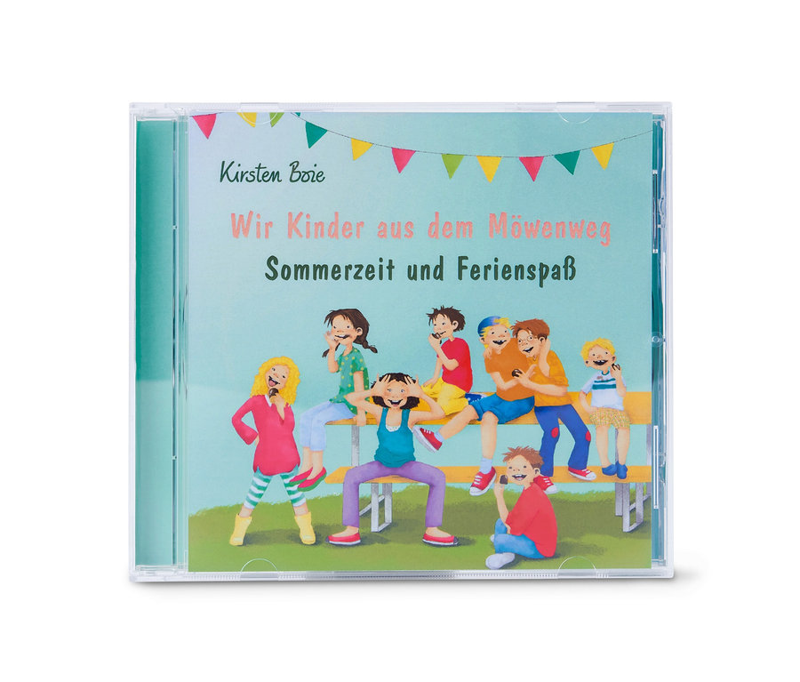 Cover des CD-Hörbuchs »Wir Kinder aus dem Möwenweg – Sommerzeit und Ferienspaß«.
