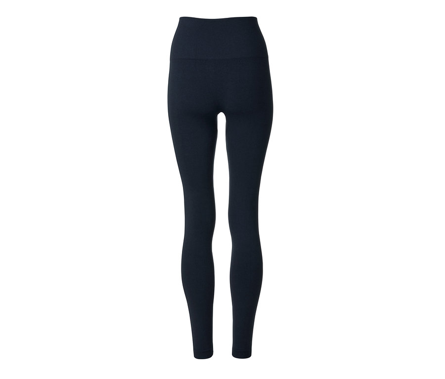 Schwarze High-Waist-Seamless-Tight.