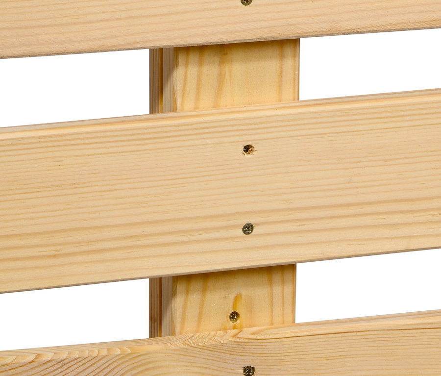 Detail einer hölzernen Rankhilfe »Magnolia«.