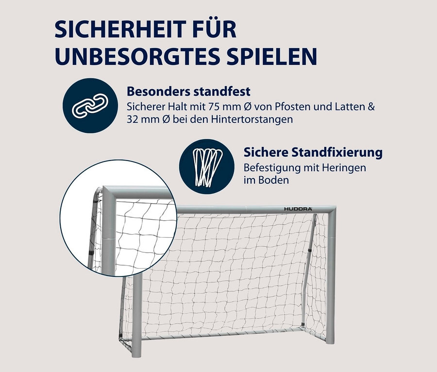 HUDORA Fußballtor »Expert 240« mit Netz.