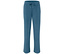 Blaue Trainingshose mit Kordelzug in der Taille.
