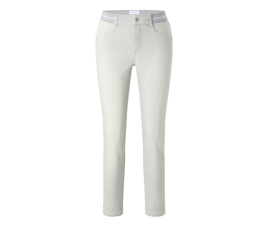 Helle graue Angels Jeans »Ornella Sporty« Slim Fit 7/8.