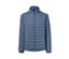 Blaue Steppjacke.