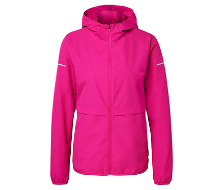 Windprotection-Laufjacke, neonpink