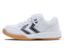 Weißer Hummel Multiplay Flex VC JR Sportschuh mit brauner Sohle.