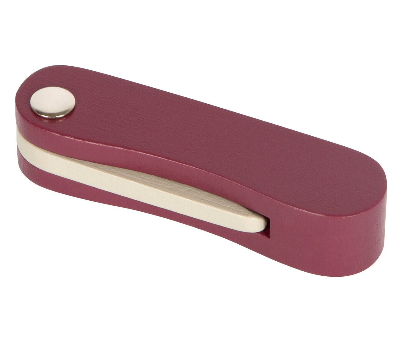 Pflaumenfarbener Schlüsselhalter