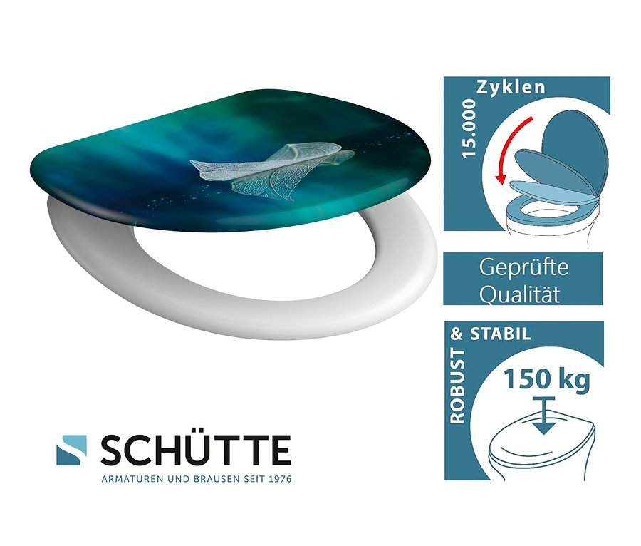 SCHÜTTE Duroplast-WC-Sitz »FALLEN LEAF«.