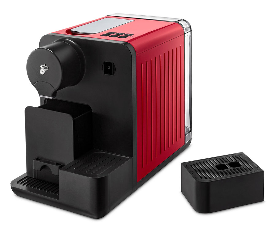 Rote Cafissimo milk Kaffeemaschine.