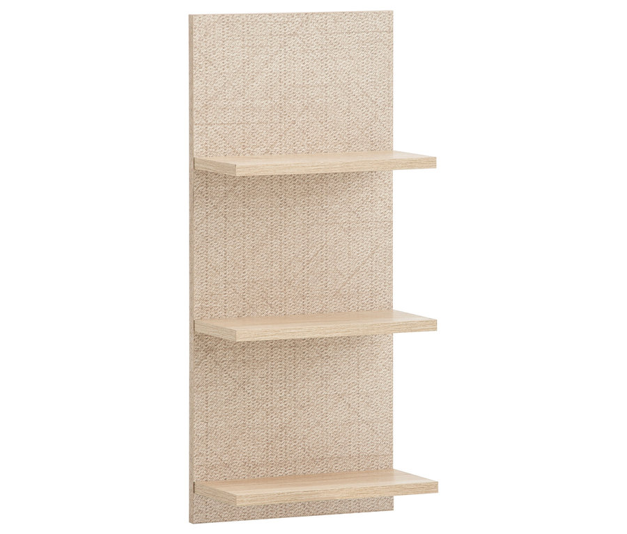 Wandregal »Sander«, Wildeiche/Canasta mit drei Regalböden.