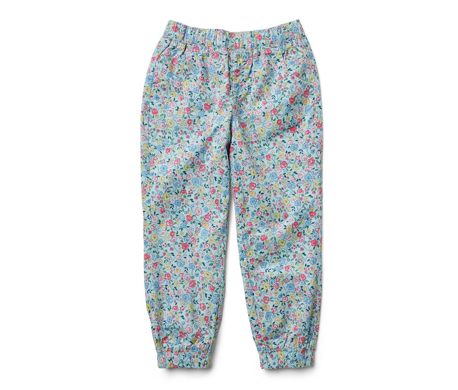 Kinder-Pull-on-Pants – Fit »Ella« mit Blumenmuster.