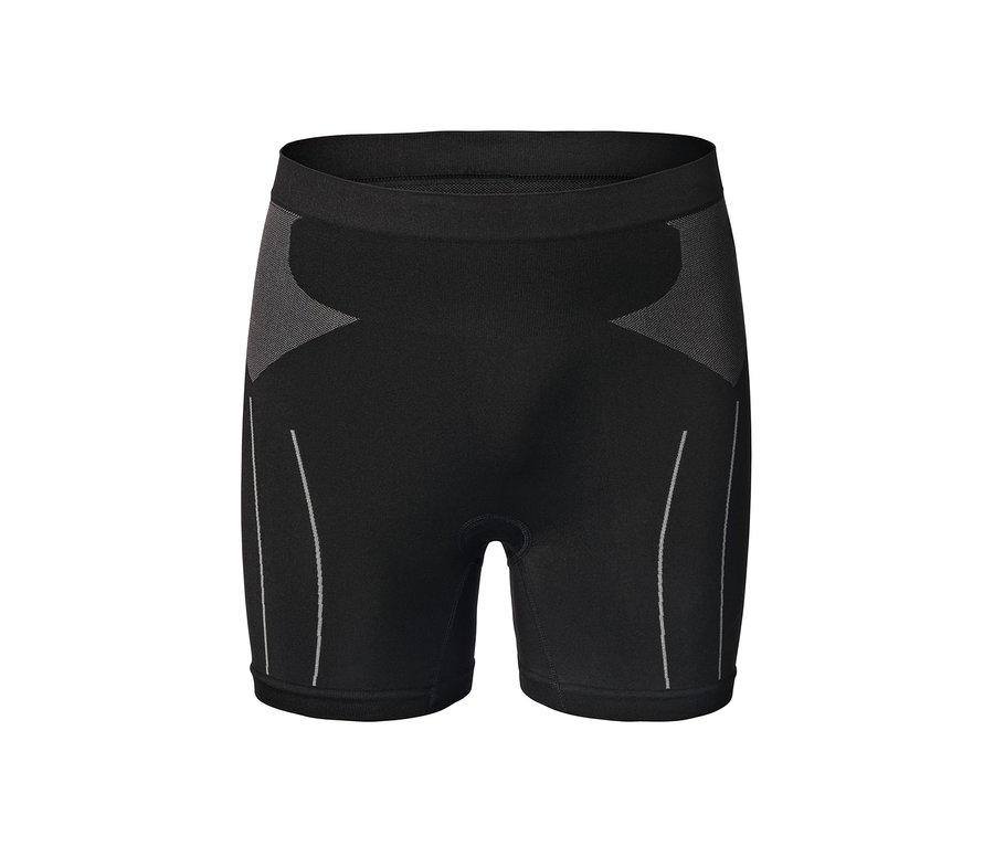 Schwarze Radunterhose.
