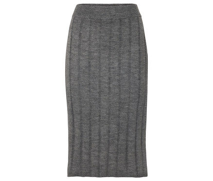 Gerippter Strickrock