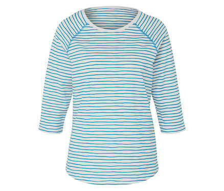 Gestreiftes Shirt mit 3/4-Arm