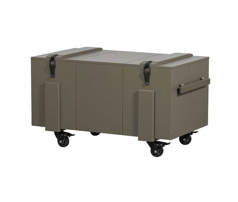 Woood Aufbewahrungskiste »Bobby«, kiefer forest, auf Rädern.