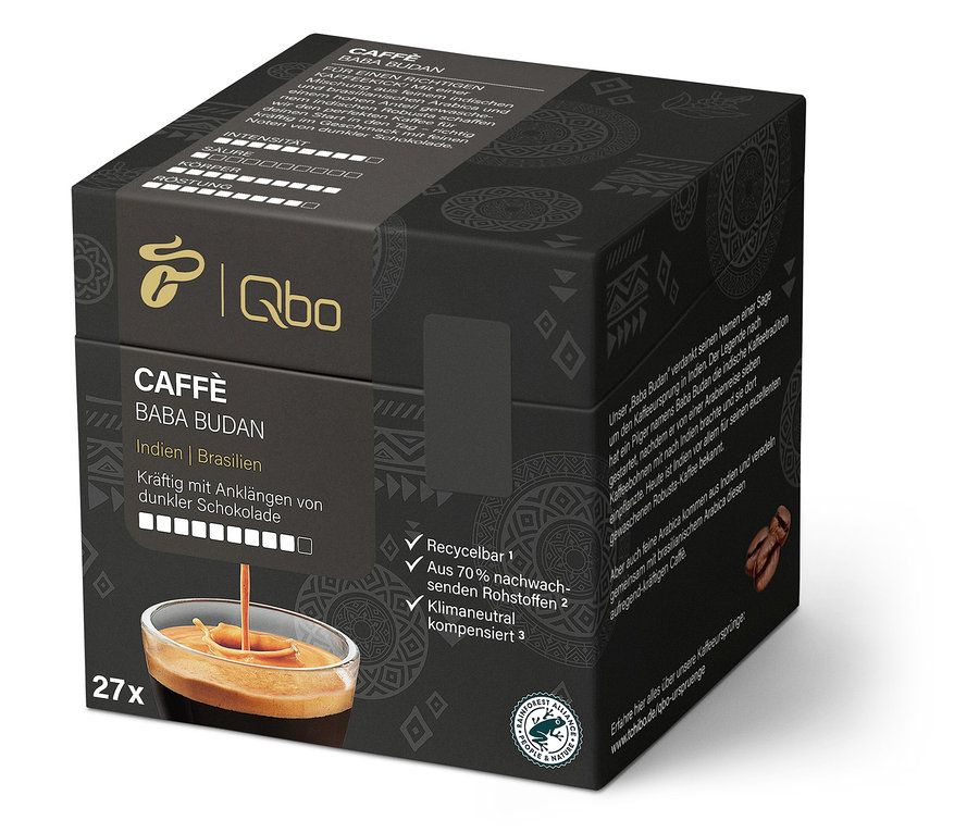 Qbo Caffè BABA BUDAN – 27 Kapseln